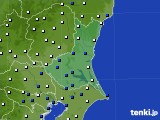 2020年11月19日の茨城県のアメダス(風向・風速)