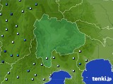 山梨県のアメダス実況(降水量)(2020年11月20日)