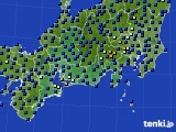 2020年11月20日の東海地方のアメダス(日照時間)