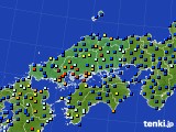 中国地方のアメダス実況(日照時間)(2020年11月20日)