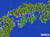 2020年11月20日の四国地方のアメダス(日照時間)