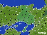 2020年11月20日の兵庫県のアメダス(風向・風速)