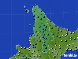 2020年11月22日の道北のアメダス(気温)