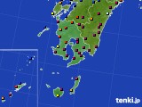 鹿児島県のアメダス実況(日照時間)(2020年11月23日)