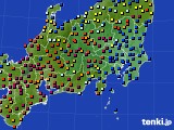 関東・甲信地方のアメダス実況(日照時間)(2020年11月24日)
