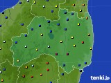 福島県のアメダス実況(日照時間)(2020年11月24日)