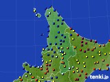 道北のアメダス実況(日照時間)(2020年11月25日)