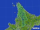 2020年11月25日の道北のアメダス(気温)