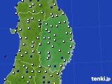 2020年11月26日の岩手県のアメダス(風向・風速)