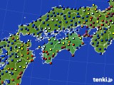 2020年11月27日の四国地方のアメダス(日照時間)