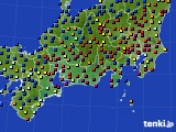 2020年11月28日の東海地方のアメダス(日照時間)