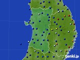 2020年11月28日の秋田県のアメダス(日照時間)