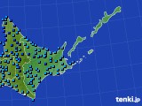 2020年11月28日の道東のアメダス(気温)