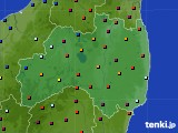 福島県のアメダス実況(日照時間)(2020年11月29日)
