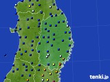 2020年11月29日の岩手県のアメダス(日照時間)