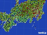 2020年11月30日の東海地方のアメダス(日照時間)