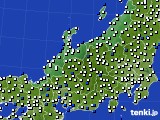 2020年11月30日の北陸地方のアメダス(風向・風速)