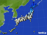 アメダス実況(気温)(2020年12月01日)