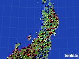 東北地方のアメダス実況(日照時間)(2020年12月02日)