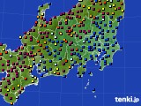 関東・甲信地方のアメダス実況(日照時間)(2020年12月02日)
