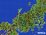 北陸地方のアメダス実況(日照時間)(2020年12月02日)