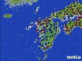 九州地方のアメダス実況(日照時間)(2020年12月02日)