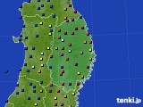 岩手県のアメダス実況(日照時間)(2020年12月02日)