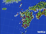 九州地方のアメダス実況(日照時間)(2020年12月03日)