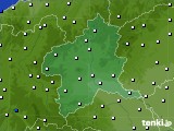 2020年12月03日の群馬県のアメダス(風向・風速)