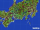 2020年12月04日の東海地方のアメダス(日照時間)