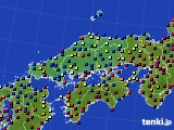 中国地方のアメダス実況(日照時間)(2020年12月04日)
