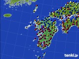 九州地方のアメダス実況(日照時間)(2020年12月04日)