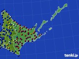 道東のアメダス実況(日照時間)(2020年12月04日)