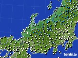 2020年12月04日の北陸地方のアメダス(気温)