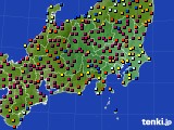 関東・甲信地方のアメダス実況(日照時間)(2020年12月06日)