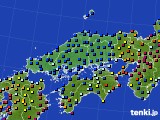 中国地方のアメダス実況(日照時間)(2020年12月07日)