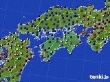 四国地方のアメダス実況(日照時間)(2020年12月07日)