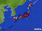 アメダス実況(日照時間)(2020年12月07日)