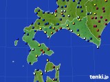 道南のアメダス実況(日照時間)(2020年12月07日)