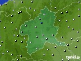 2020年12月07日の群馬県のアメダス(風向・風速)