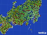 関東・甲信地方のアメダス実況(日照時間)(2020年12月08日)