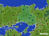 兵庫県のアメダス実況(日照時間)(2020年12月08日)