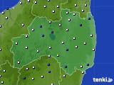 福島県のアメダス実況(風向・風速)(2020年12月08日)