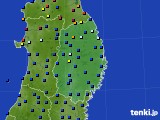 岩手県のアメダス実況(日照時間)(2020年12月12日)