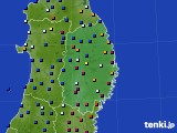 2020年12月13日の岩手県のアメダス(日照時間)