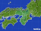 近畿地方のアメダス実況(降水量)(2020年12月14日)