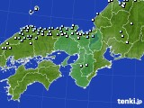 2020年12月14日の近畿地方のアメダス(降水量)