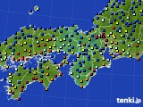 近畿地方のアメダス実況(日照時間)(2020年12月14日)