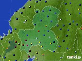 岐阜県のアメダス実況(日照時間)(2020年12月14日)