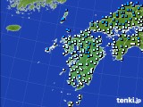 2020年12月14日の九州地方のアメダス(気温)